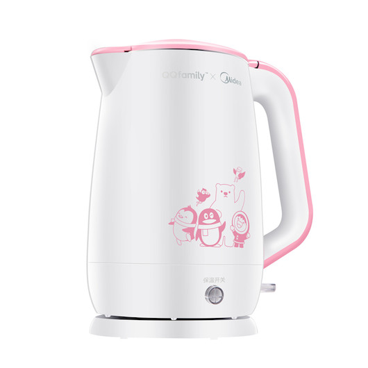 qqfamily电水壶 1.7l 55°恒温 双层保温防烫 hp1703xl-qq